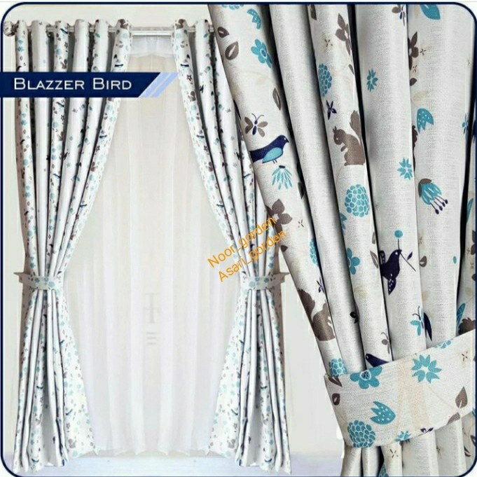 ADT- GORDEN MOTIF GORDEN JENDELA MINIMALIS BLACKOUT MOTIF BURUNG