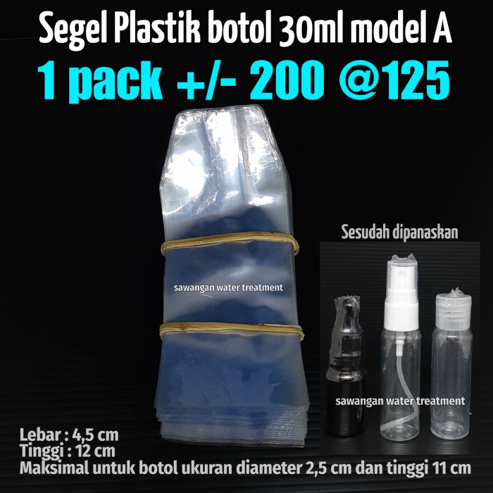 ADT- Segel plastik botol 30 ml Model A / segel plastik Model A botol pipet
