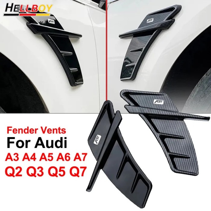ABS Car Sticker For Audi A6 S6 C6 C5 A3 S3 8V 8P A4 S4 B8 B6 B7 B9 Q5