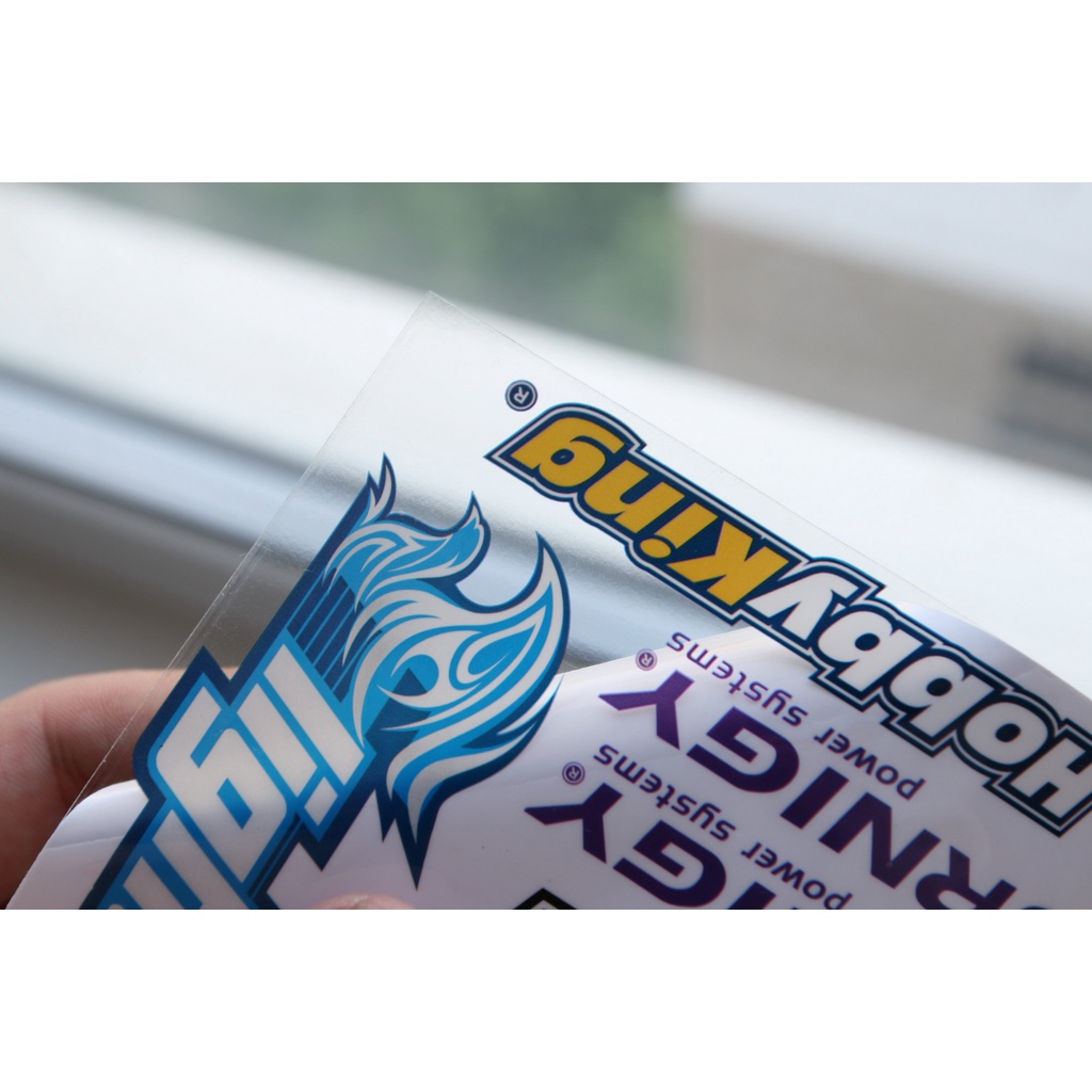 

IK! Cetak Sticker Label transparan, matte. glossy Murah ukuran kertas A3+/ Sudah Cutting Kiss Cut