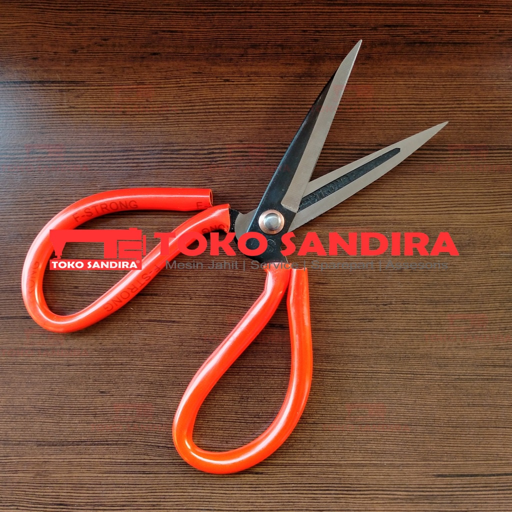 

iK! Gunting kain/GUNTING BAHAN /GUNTING BAHAN TEBAL /GUNTING Kodok F-Strong Merah