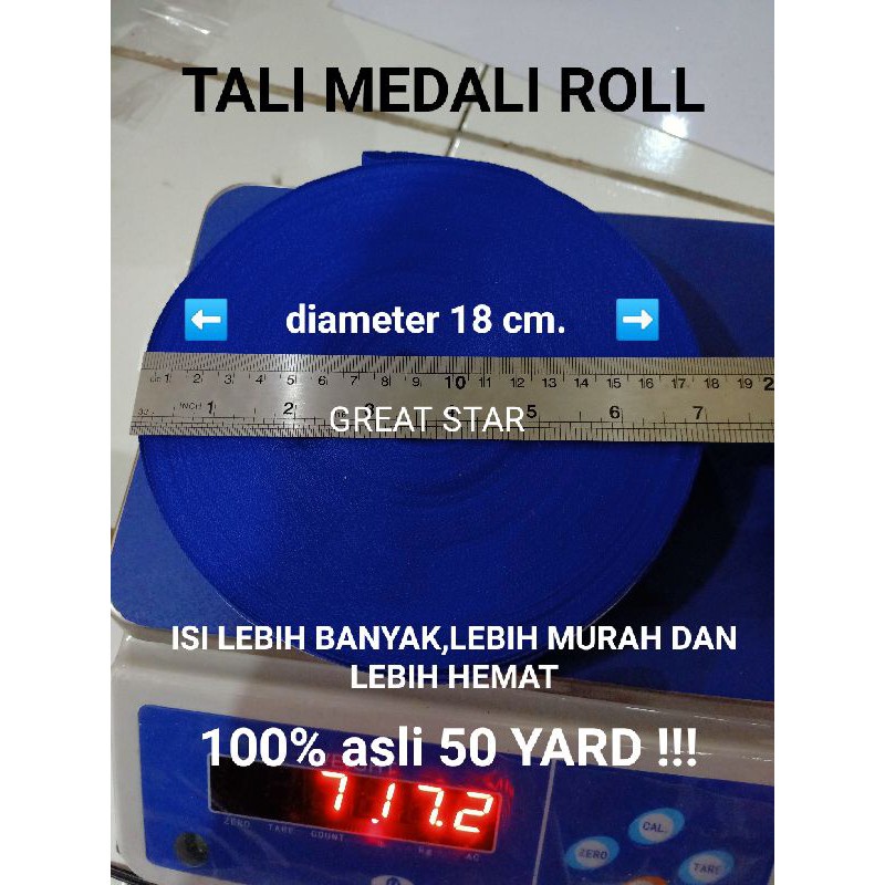 

iK! TALI MEDALI 3 CM ROLL / WEING TAPE 3 CM X 50 YARD ( 46M !!!) ROLL