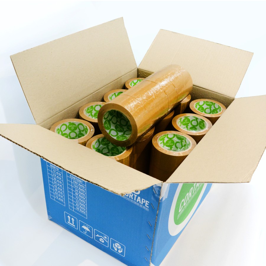 

iK! Lakban Cortape Coklat 48 mm x 90 yard Setara Daimaru 1 Selop