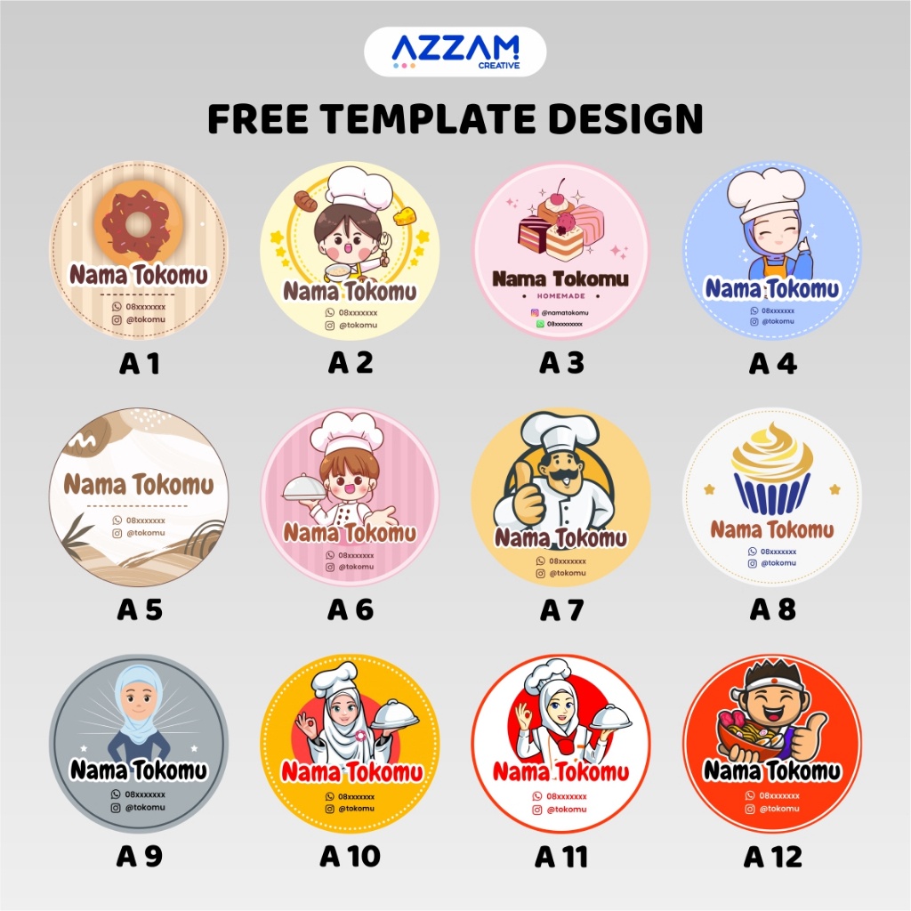 

IK! [ PAKET 100 PCS ] STIKER / STICKER / STIKER LABEL / STICKER LABEL / LABEL / STIKER CUSTOM /