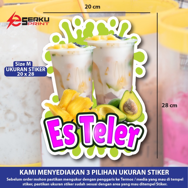 

IK! Stiker Es Aquarium Stiker Termos Es Stiker Kaca Etalase Jualan Stiker Anti Air Ukuran 20x28 cm