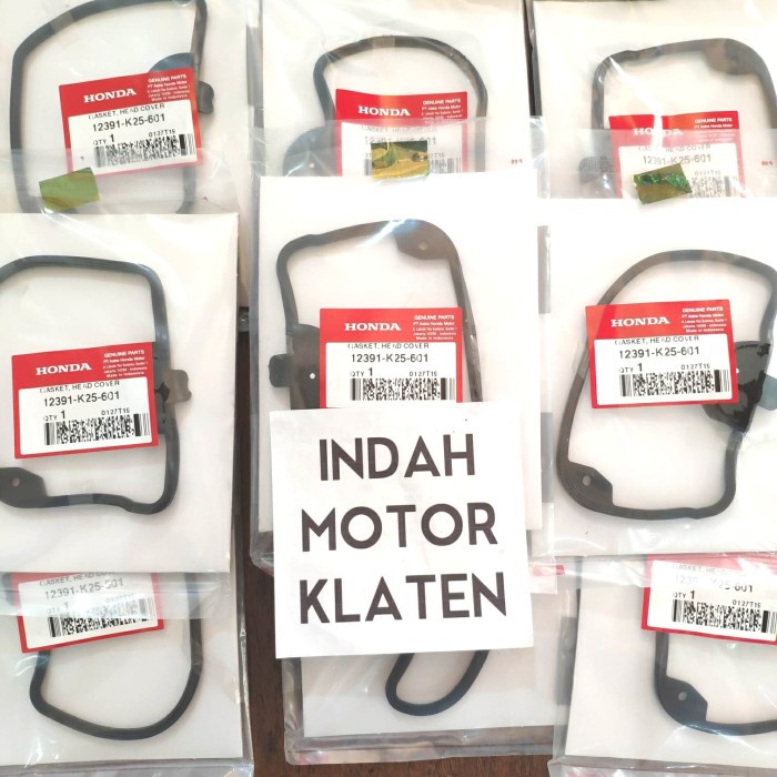 [Good] Gasket Head Cover / Sil Head Beat FI - 12391-K25-601 Ori AHM