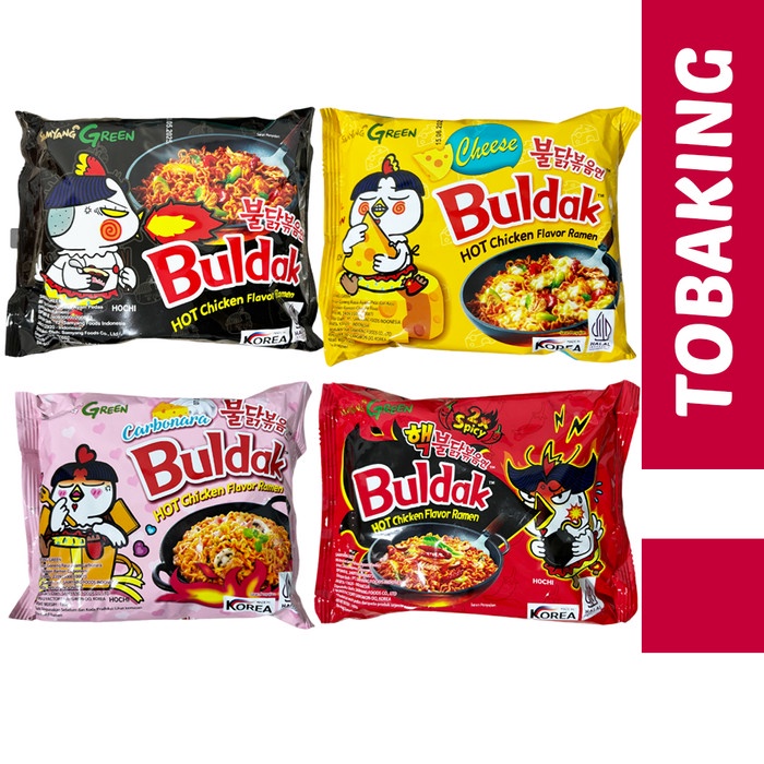 

Ready Samyang Green Hot Chicken Ramen Buldak Cheese Carbonara Korea Halal