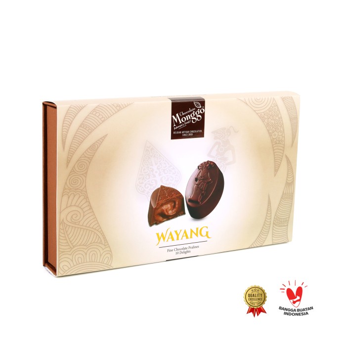 

Diskon Chocolate Monggo Wayang Pralines Box 10Pcs Coklat Mix Flavour Oleh Oleh Indonesia Ready