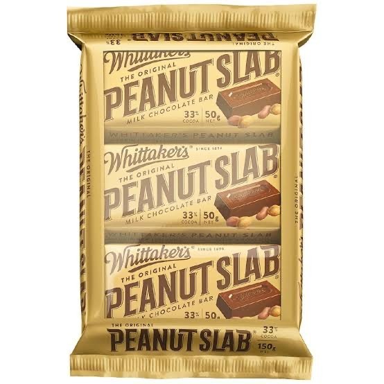 

Terlaris Whittakers Peanut Slab 1 Bungkus Isi 3Pc Original Ready