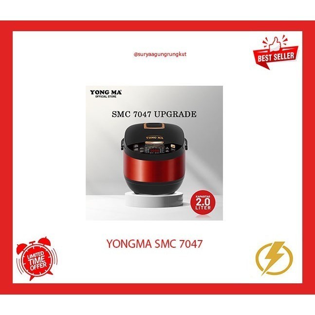 MAGIC COM YONGMA DIGITAL 2 LITER - SMC 7047 YONGMA