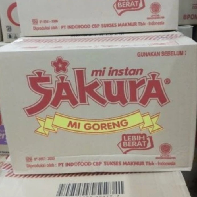 

Ready Mi Sakura Mie Goreng 1 Karton / 1 Dus Isi 40 Pcs Mi Instan Murah