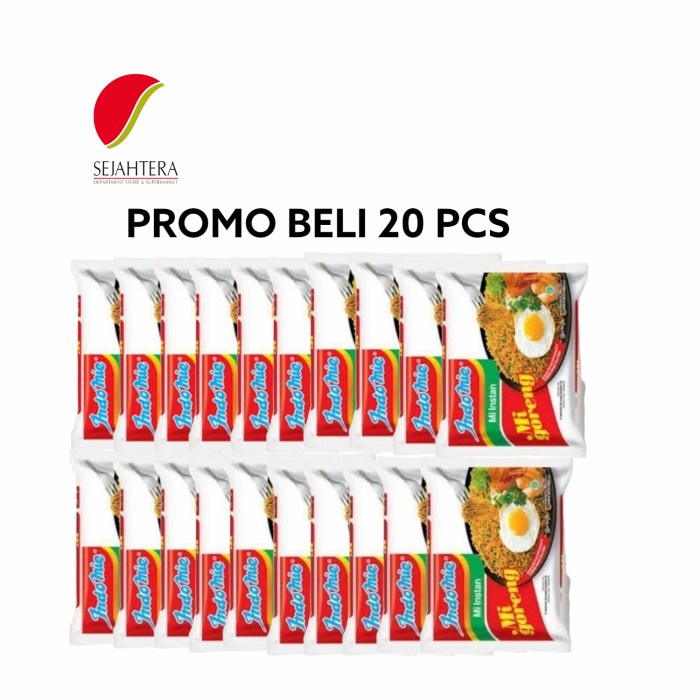 

Ready Promo Beli 20 Pcs Indomie Mie Goreng 80Gr