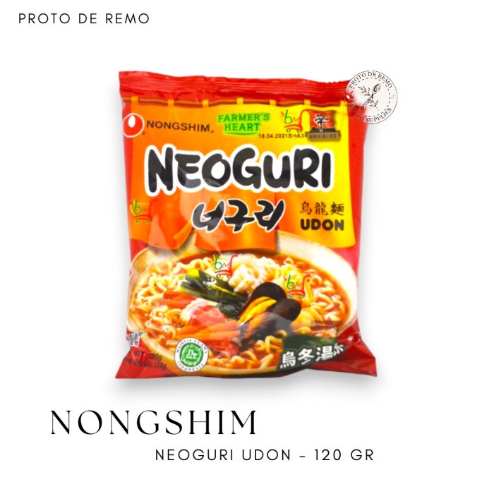 

Ready Nongshim Neoguri Udon Mie Instant Korea 120Gr