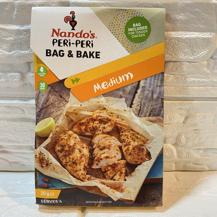 

Ready Nandos Peri Peri Bag & Bake - Medium 20 Gr