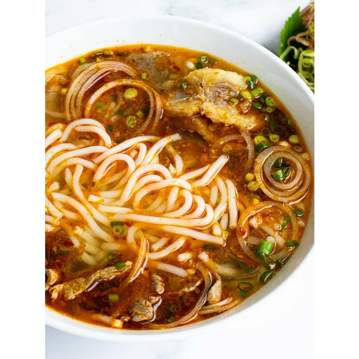 

Ready Bun Bo Hue Thick Rice Noodle Vermicelli Stick 100Gr Mie Beras Vietnam