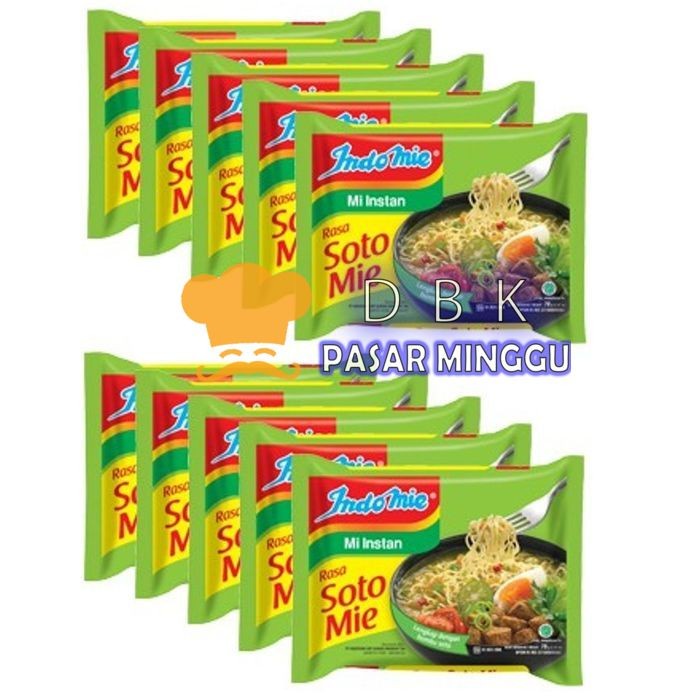 

Ready 10Pcs - Indomie Soto Mie Instant