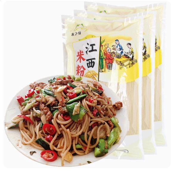 

Ready Mie Beras Jiang Xi Mi Fen Rice Vermicelli Rice Noodle 1.25Kg