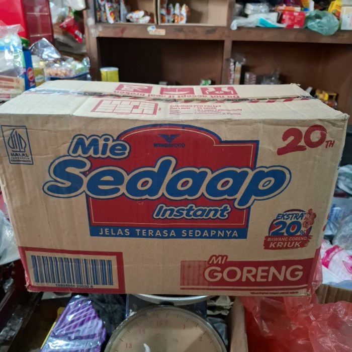 

Ready Mie Instant Sedaap Goreng Isi 40 Pcs/Kotak