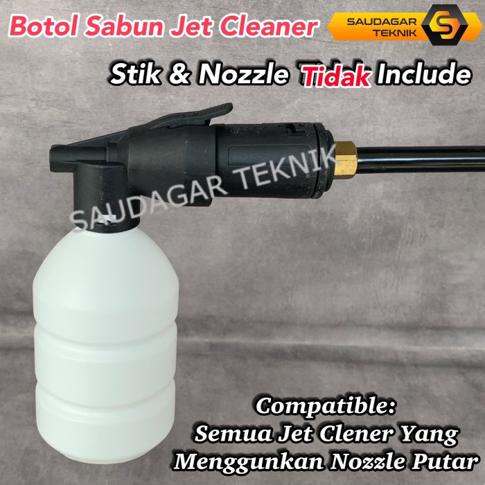 Botol Sabun Jet Cleaner Universal Botol Busa Foam Mesin Steam