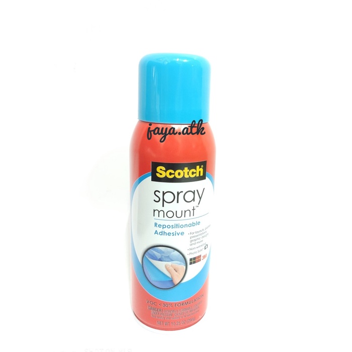 

DISKON LEM SEMPROT 3M SCOTCH SPRAY MOUNT ADHESIVE TIDAK PERMANEN 6065 290 GR READYY