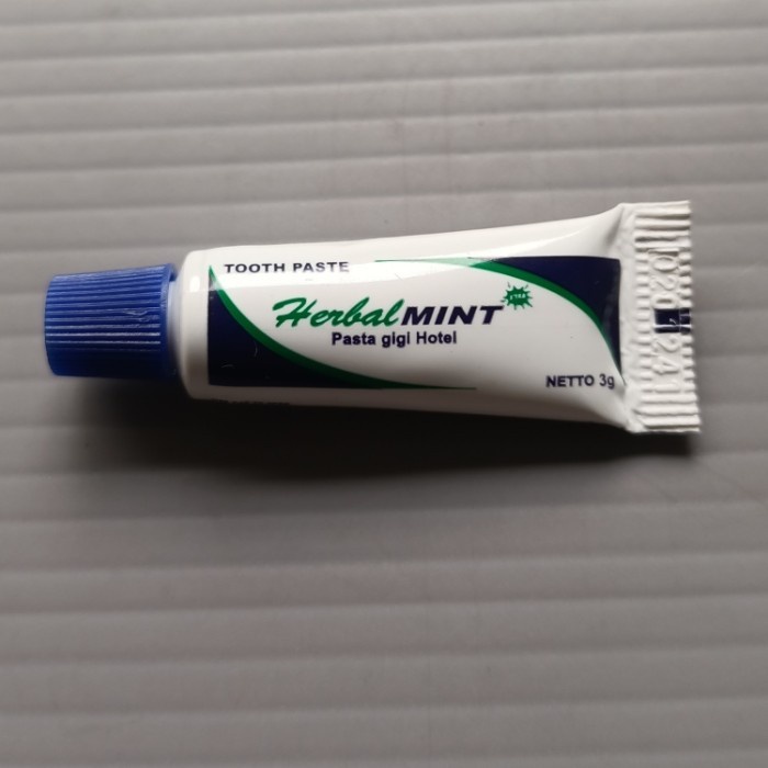 pasta gigi hotel 3 gr, odol hotel,pasta gigi hotel, odol herbalmint isi 1000pc