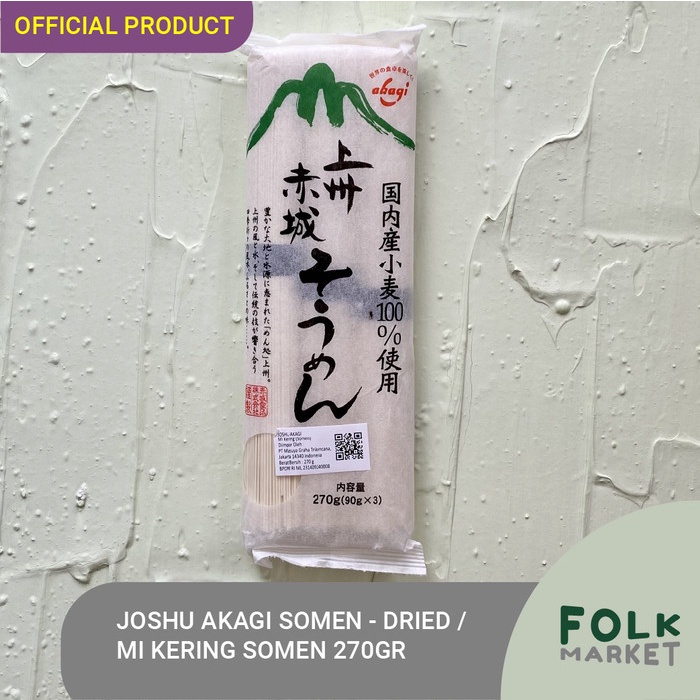 

Ready Joshu Akagi Somen Dried Noodle 270Gr - Mi / Mie Kering Somen Jepang