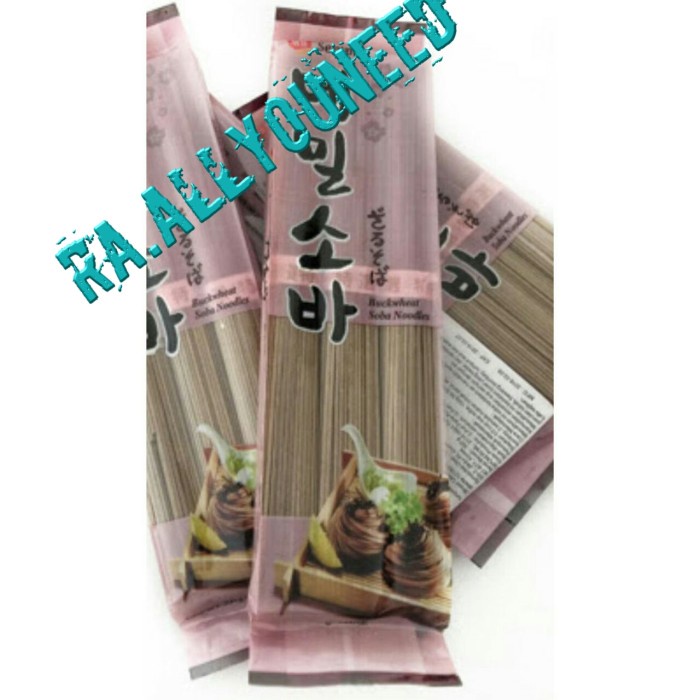 

Ready Black Wheat Buckwheat Soba Noodles Sempio Soba Mie Soba Korean Food