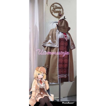kostum cosplay amelia watson custome ukuran
