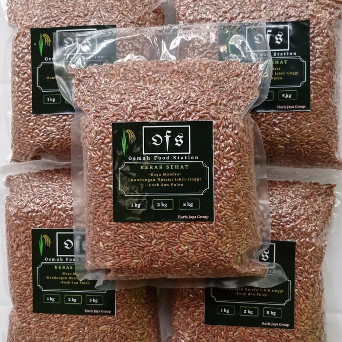 

HJK Beras merah organik/beras diabet / beras diet