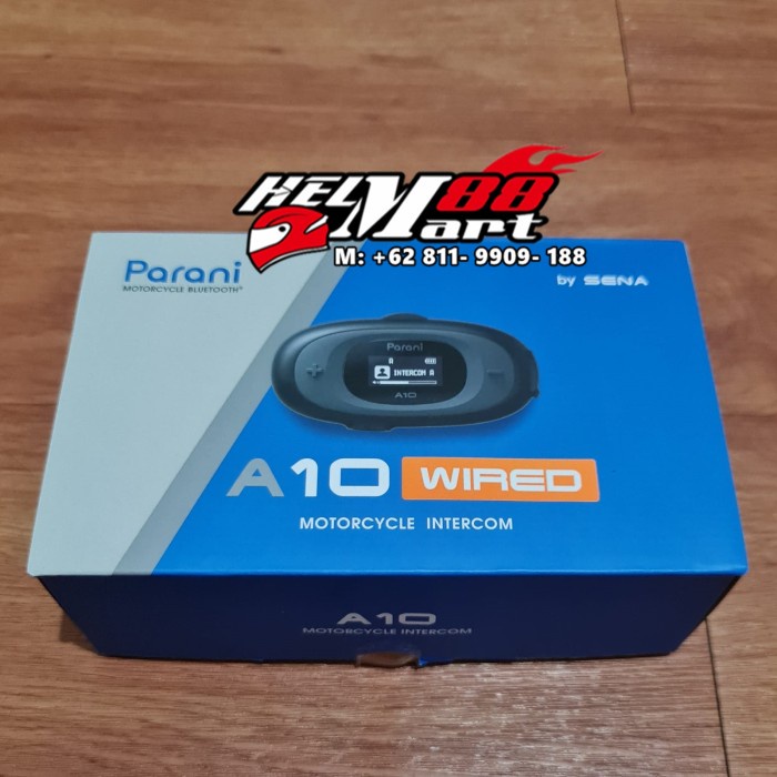 ready stok interkom parani a10 boom & wired bluetooth intercom by sena original
