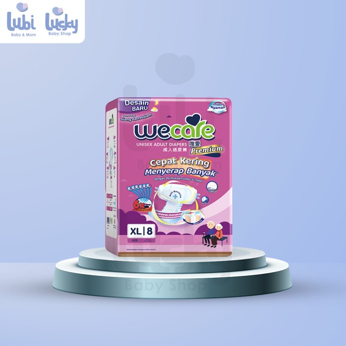 Ready WECARE PREMIUM ADULT DIAPERS SIZE XL 8