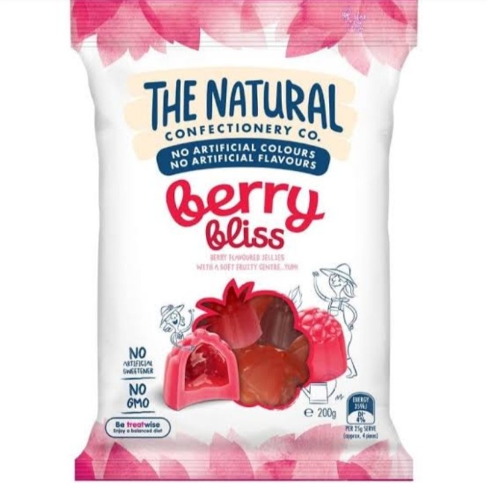 

Terbaru The Natural Candy Jelly Berry Bliss 200Gr Permen Ready