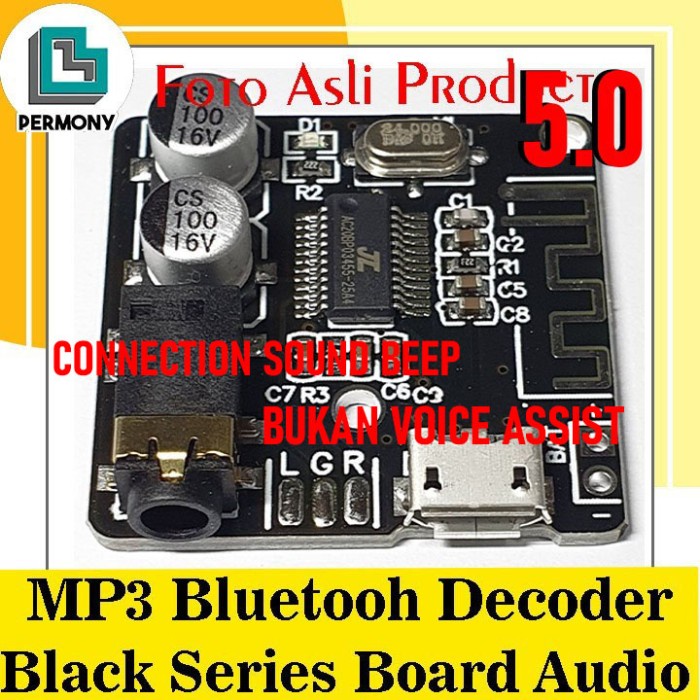 CUCI GUDANG MP3 Bluetooth Decoder Audio Amplifier Lossless Black Series PCB Module