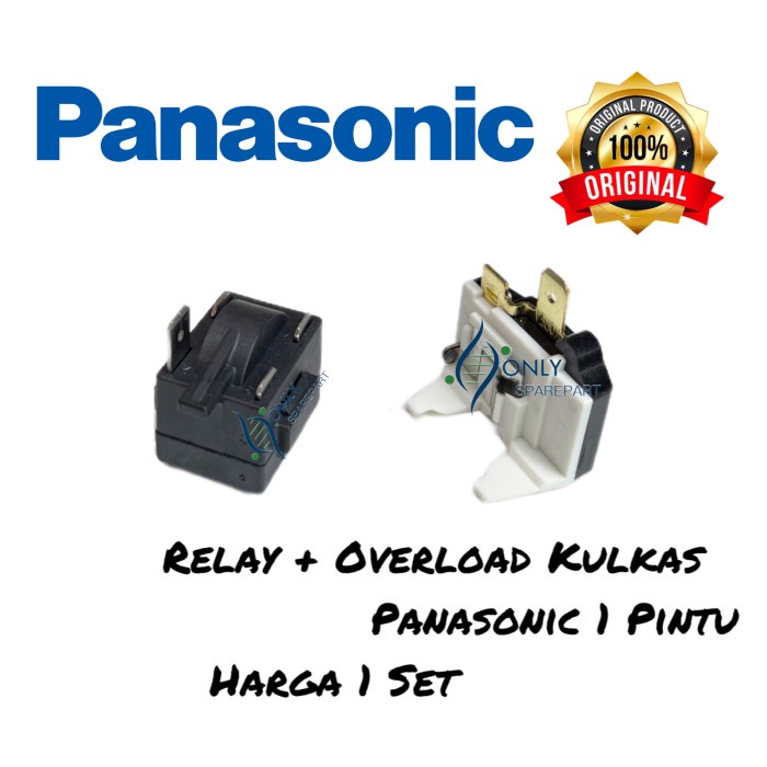Jt Mntb" Relay Ptc Overload Kulkas Panasonic 1 Pintu Original Relay Panasonic