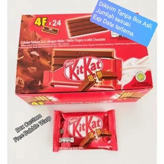 

Promo Nestle Kitkat Kit Kat Coklat Wafer 4F Original 1 Box Isi 24 Pcs 35 Gr Ready