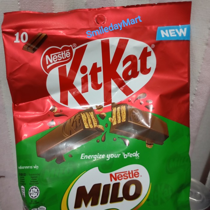 

Promo New Launching! Kitkat Milo Isi 10 Import Malaysia Ready