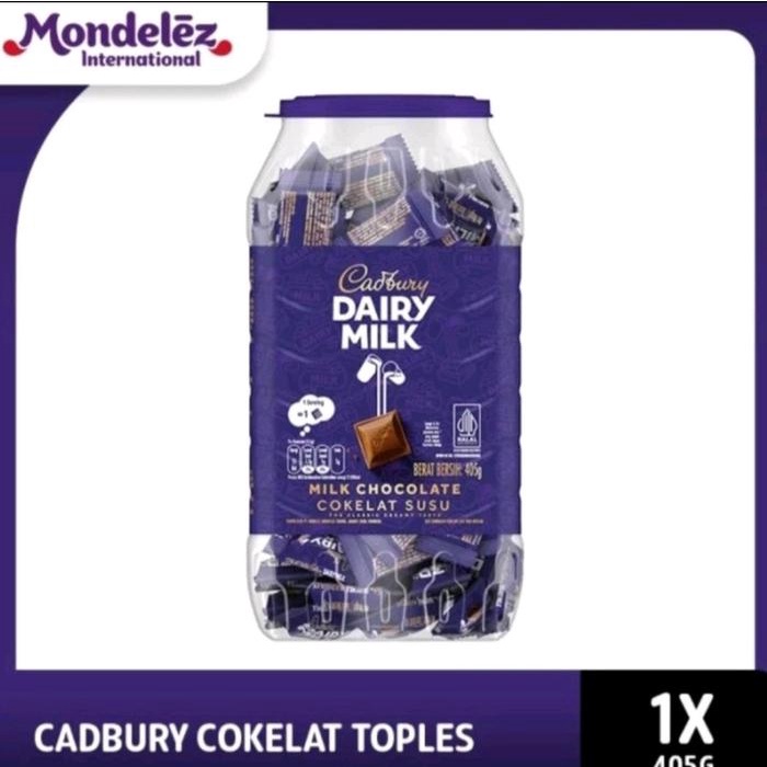 

Promo Cadbury Dairy Milk Chocolate Mini Bites Jar Toples (405 Gr) Ready