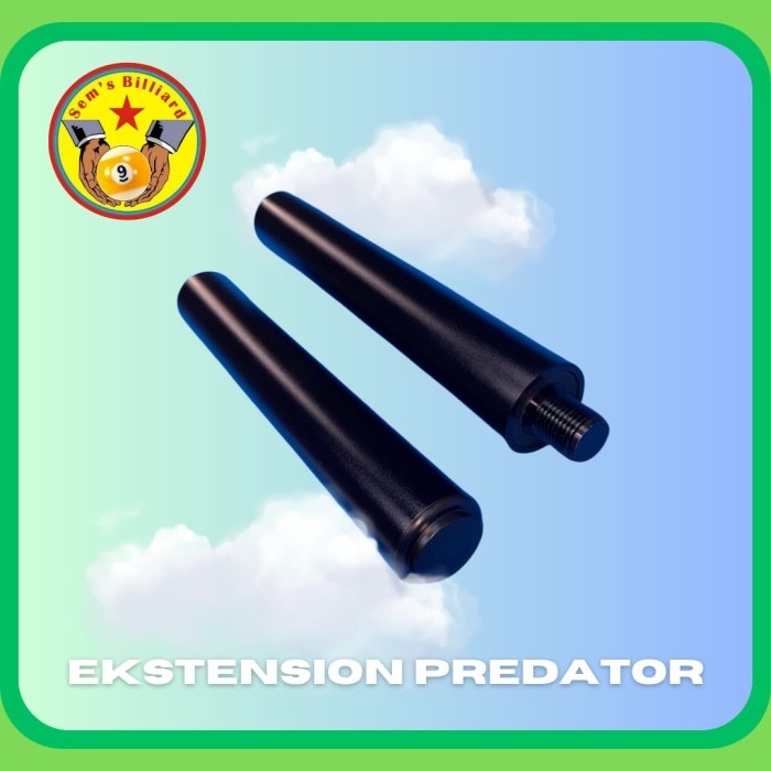 ready stok extension predator cue / ekstension stik billiard predator original