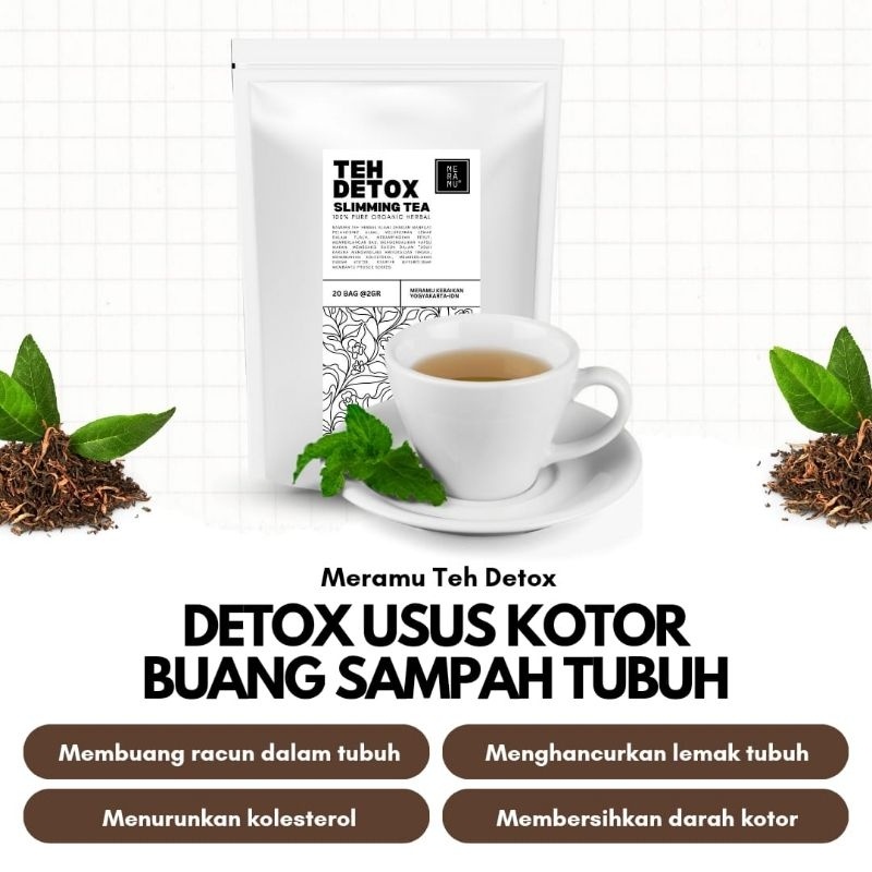 

( PROMO ) Meramu Detox Usus Kotor Teh Herbal Alami BEST SELLER