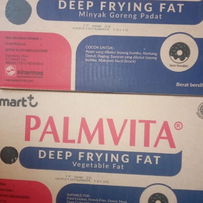

HJK Minyak goreng padat palmvita deep fry 15kg