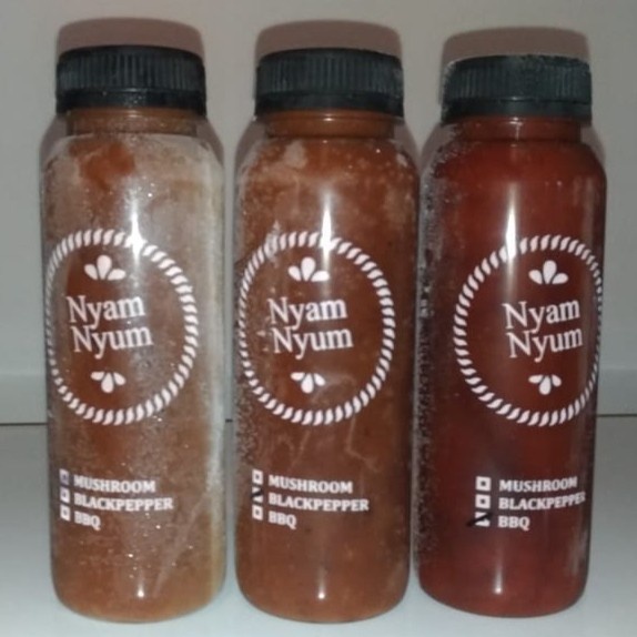 

HJK Bumbu siram steak Mushroom Barbeque Blackpepper kuah Bandung murah