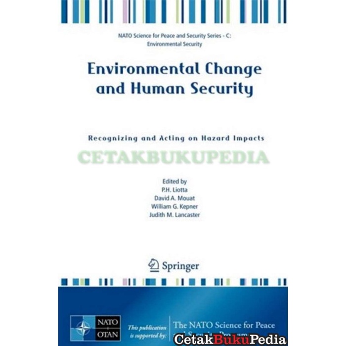 Book Environmental Change Human Security