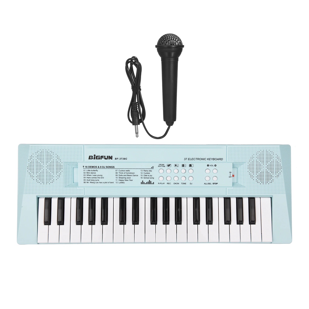 37-Key Electronic Keyboard Electronic Piano with Mini Keyboard Piano Children' s Piano Electronic Mu