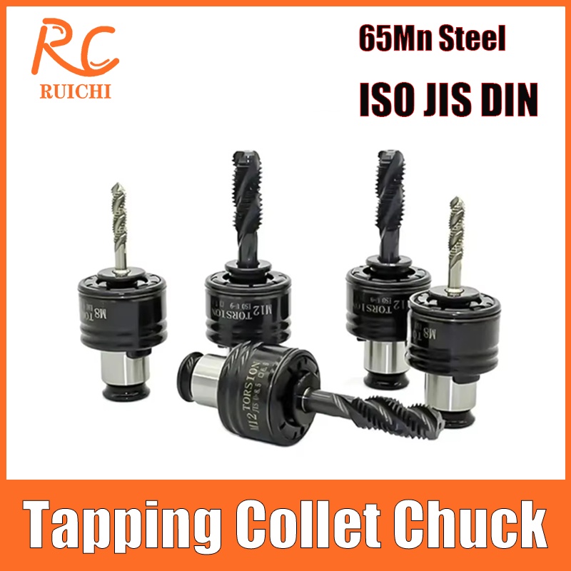 ISO/DIN/JIS Standard GT12 Tapping Collet Chuck M3/M4/M5/M6/M8/M10/M12/M14/M16 Pneumatic Machine Tool
