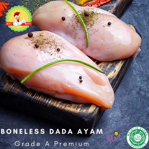 

HJK Boneless Dada Ayam Fillet 1 Kg Frozen
