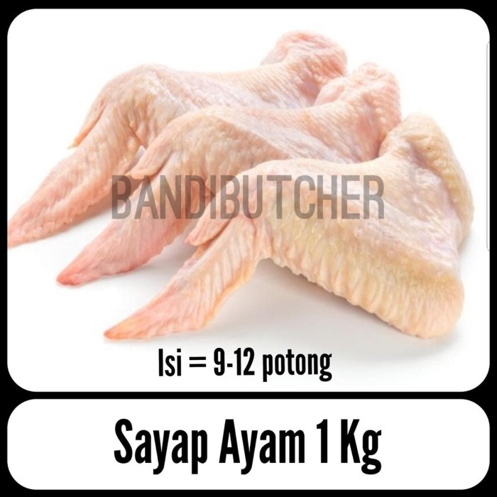 

HJK Sayap Ayam / Chicken Wings - Potongan Ayam Bagian Sayap Bandi
