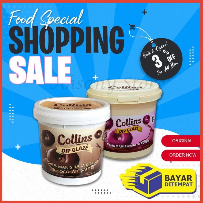 

Kalimantan Collins Dip Glaze Coklat Varian Rasa 1kg