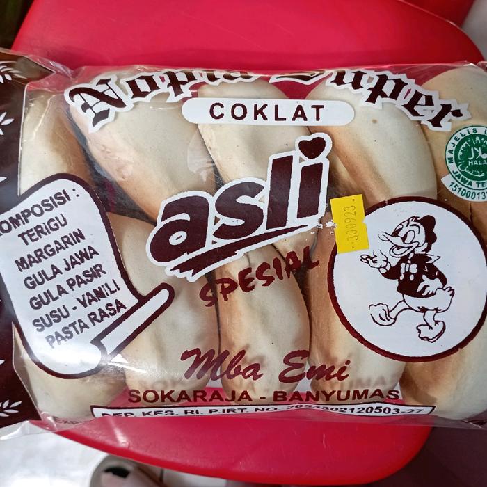 

kue nopia super isi coklat gula jawa 10 pcs