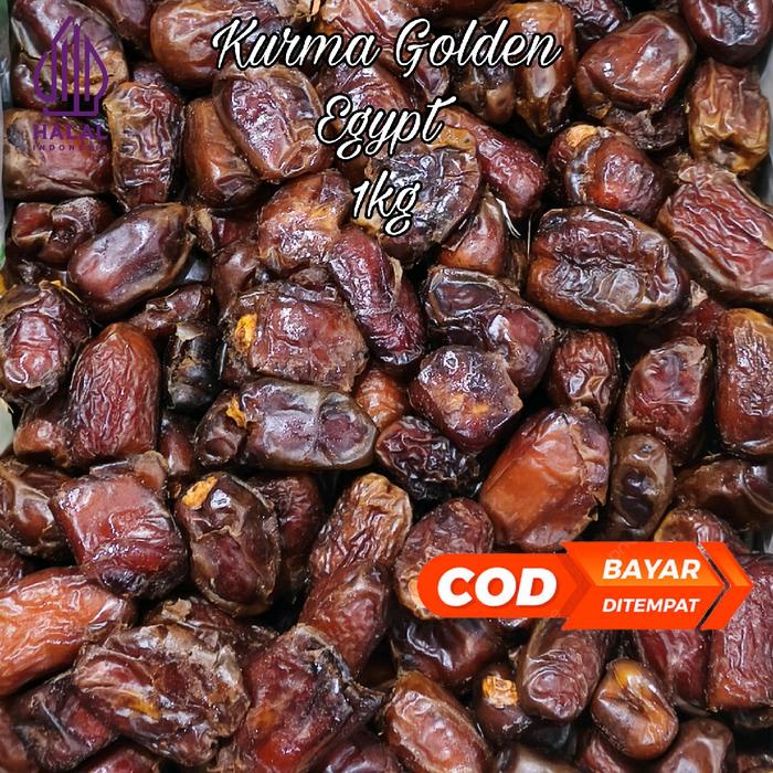 

1kg - Kurma Import Mesir Golden Egypt / Fresh Asli Tanpa Pemanis / Cemilan Buah