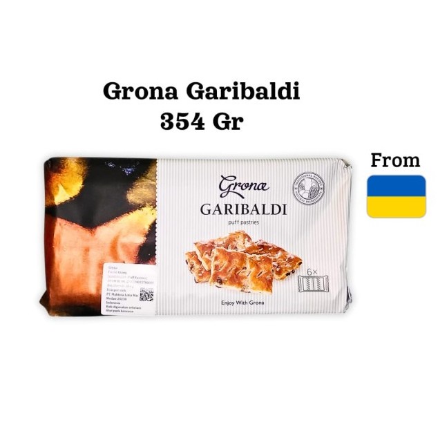 

Grona Garibaldi Puff Pastries Pai Isi Kismis - 354 g